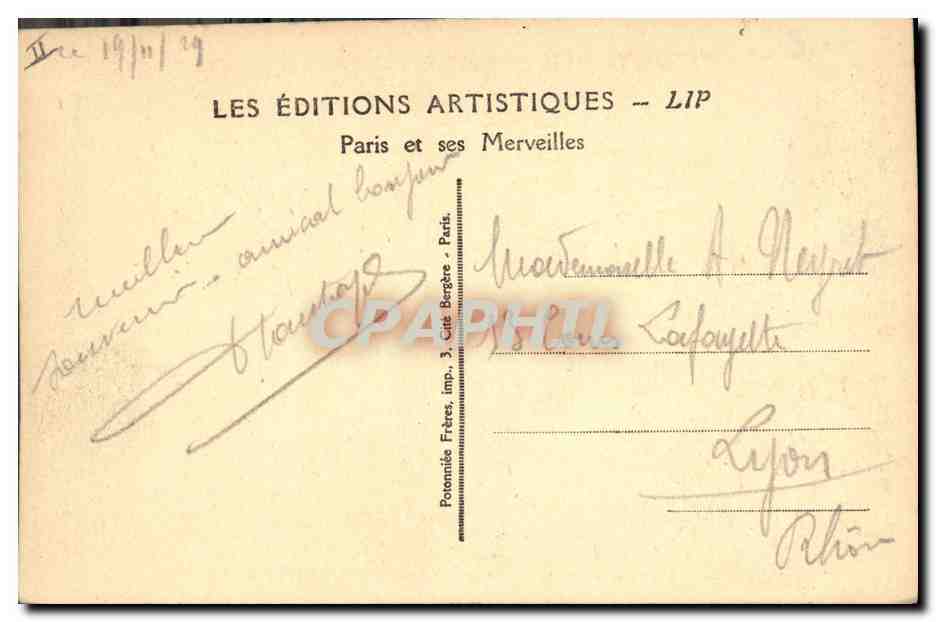 CPA Paris Bouquinistes sur les quais  — Rückseite