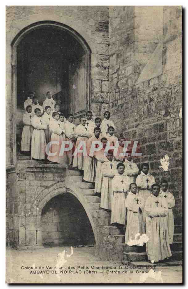 CPA La Manecanterie des petits chanteurs a la Croix de Bois Rue Lecourbe Paris Colonie de vacances a l'abbaye de Solesmes 