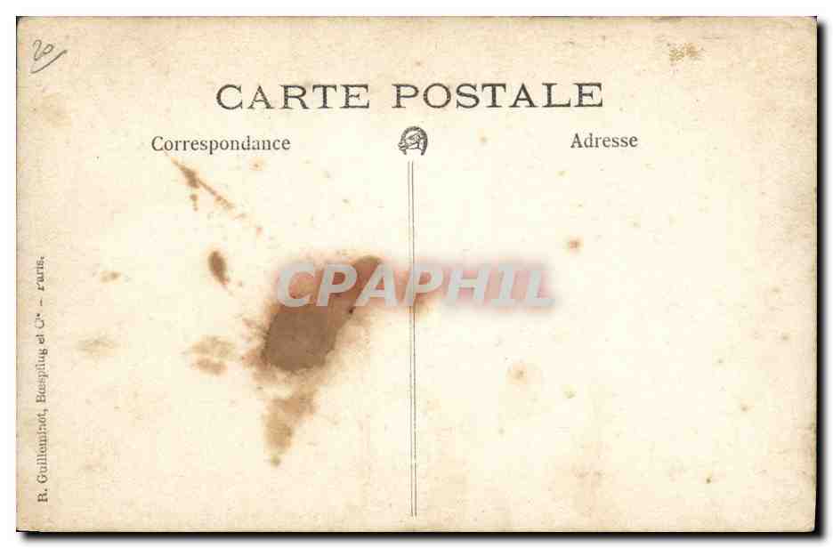 CARTE PHOTO 63eme batterie Militaria Chasseurs Alpins  — Verso