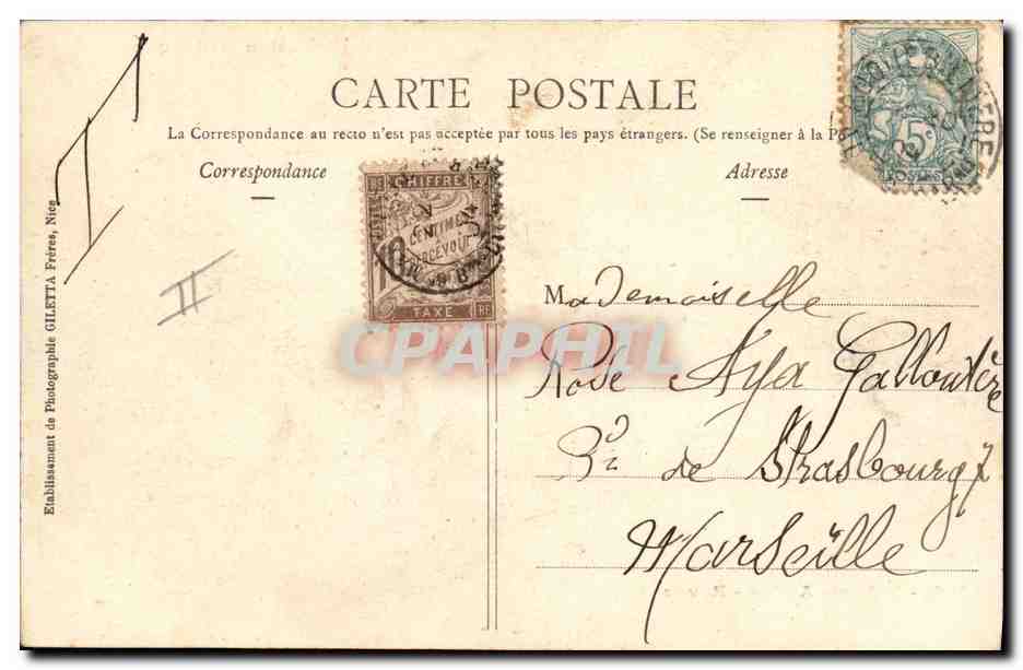 Batterie Alpine - Revrne — Édition Gilettà, phot. Nice, n° 1506 — Reverso