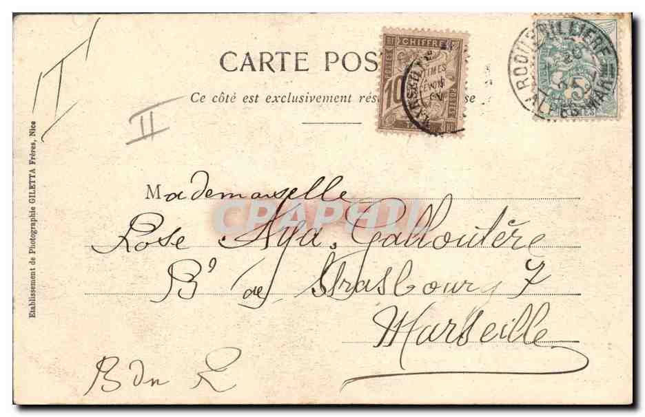 Alpins dans les Alpes — La Soupe au Cantonnement — Édition Giletta, phot., Nice, n° 1524 — Rückseite