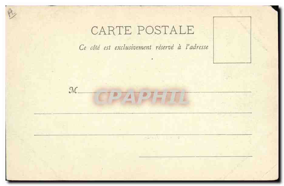 CPA Militaria Chasseurs Alpins Batterie alpine — Rückseite