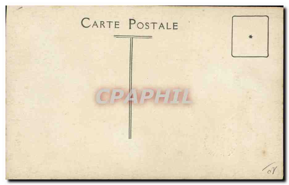 Soldat et femme — studio — Carte Postale — Verso