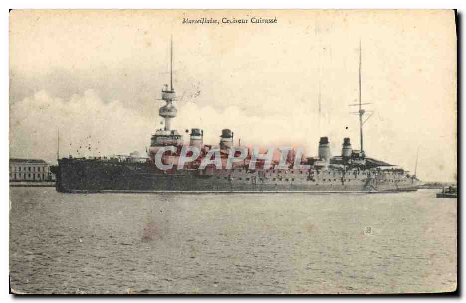 Marceillaise, Croiseur Cuirassé — France, éditeur inconnu, n° de série non visible