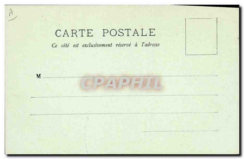 CPA Bateau La Marseillaise — Verso