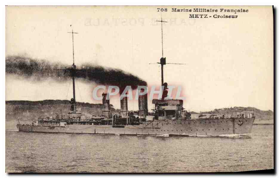 CPA Bateau Metz Croiseur