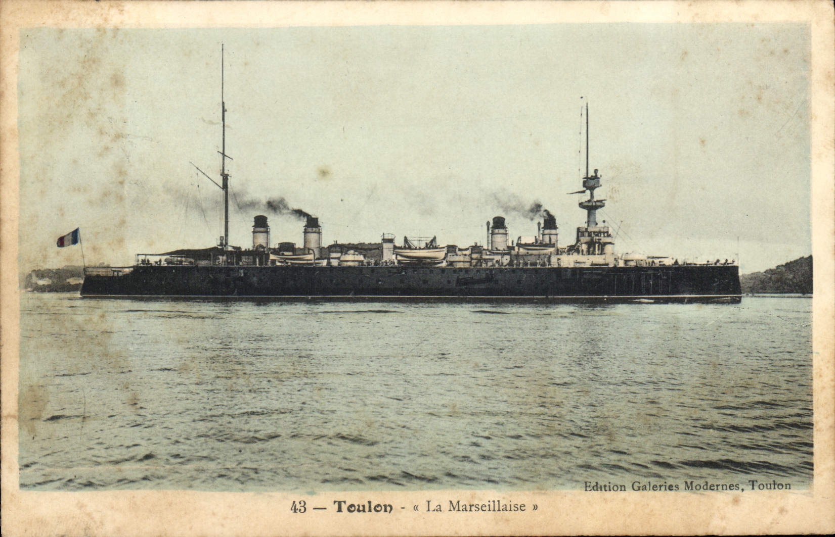 CPA Bateau Toulon La Marseillaise