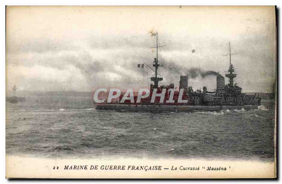 CPA Bateau Le cuirasse Massena