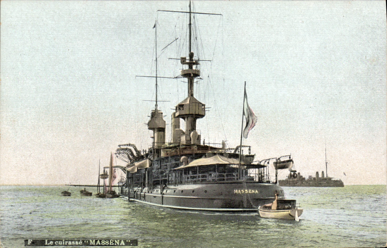 CPA Bateau Le cuirasse Massena