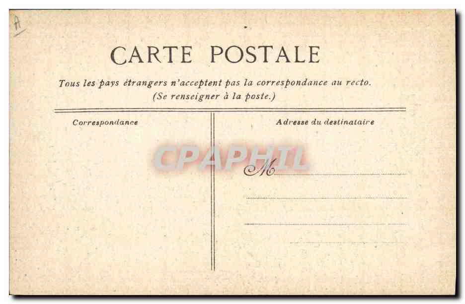 CPA Bateau Le cuirasse Massena — Verso