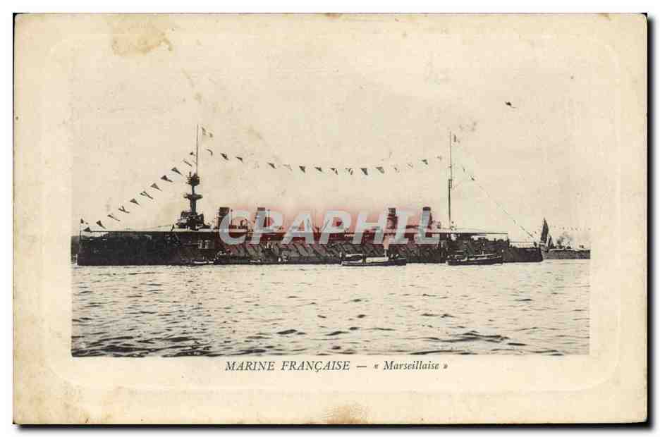 CPA Bateau Marseillaise
