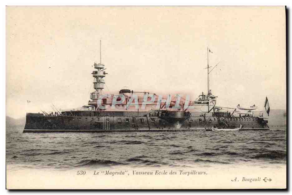 CPA Bateau Le Magenta Vaisseau Ecole des Torpilleurs