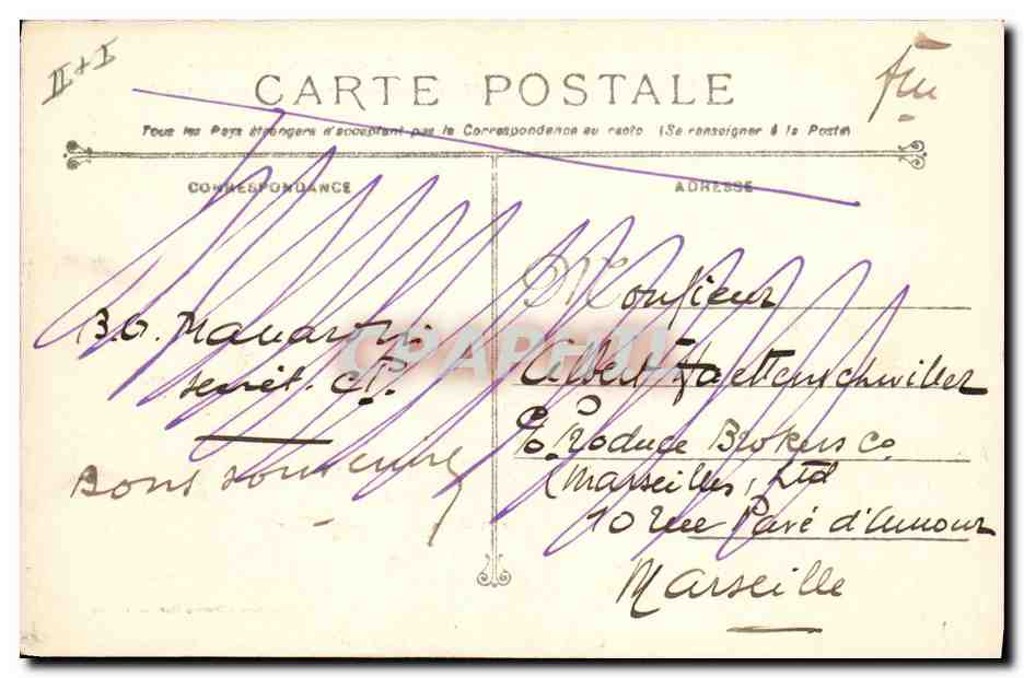 CPA Bateau Mirabeau Cuirasse d'escadre a turbines — Verso