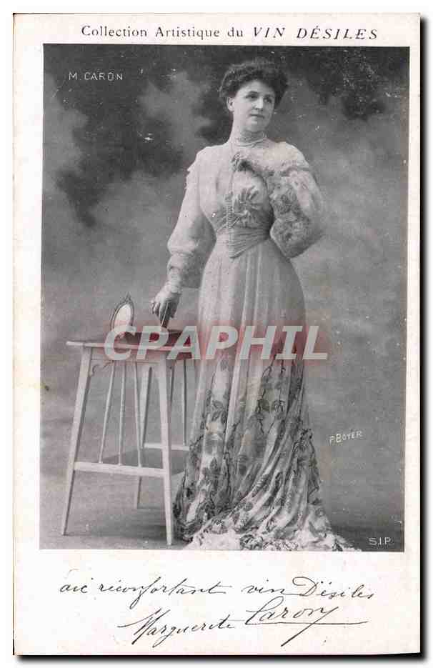 Portrait de Marguerite Caron — Collection Artistique du VIN DÉSILES — P. BOYER