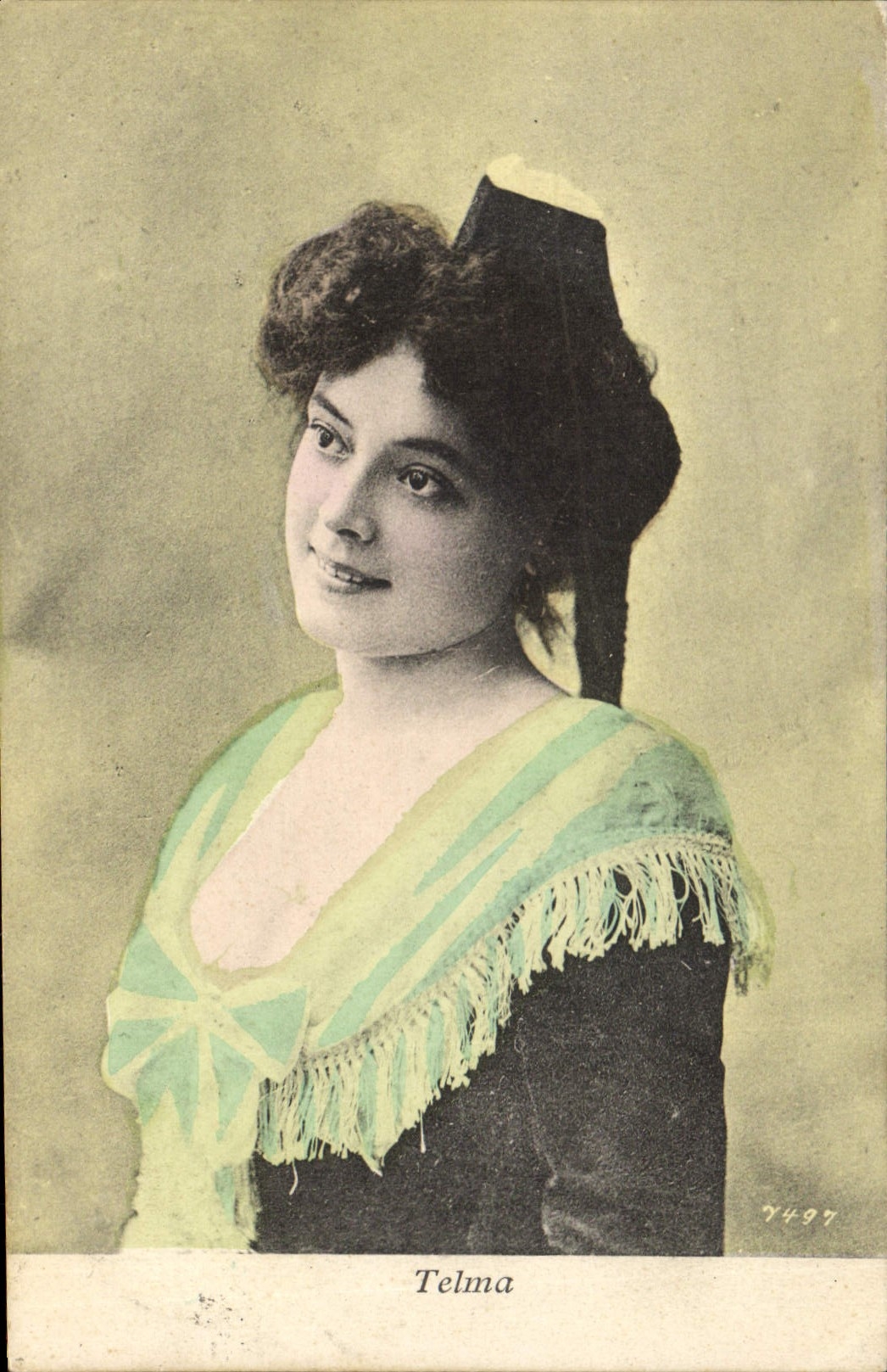 Telma — Portrait de la chanteuse — éditeur Y497