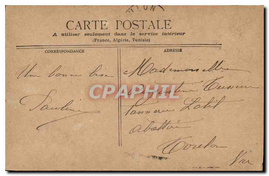 CPA Femme Theatre Cleo de Merode Opera — Reverso