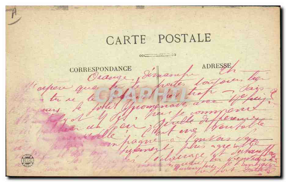 CPA Theatre Orange Une repetition au theatre antique La Victoire de Payen — Verso