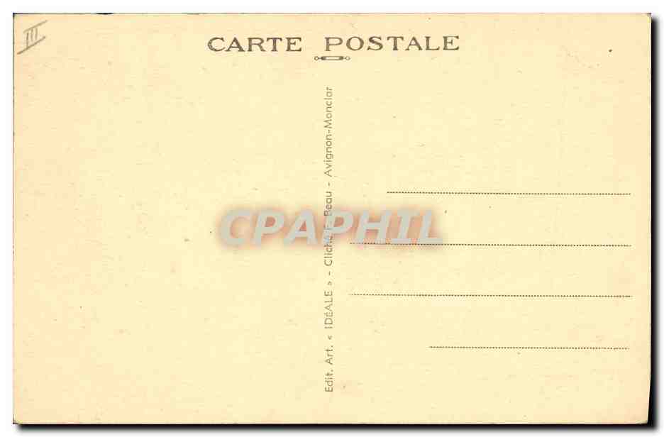 CPA Theatre Orange Theatre antique Representation de Faust Le ballet — Rückseite