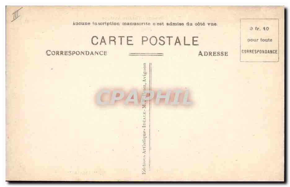 CPA Theatre antique d'Orange Vue d'ensemble de la scene et gradins — Rückseite