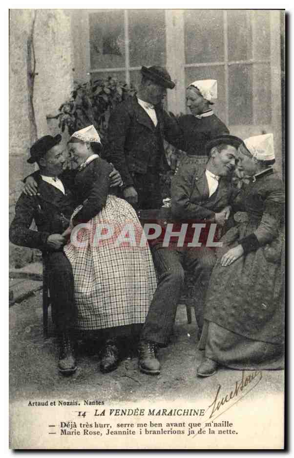 CPA Folklore La Vendee Maraichine