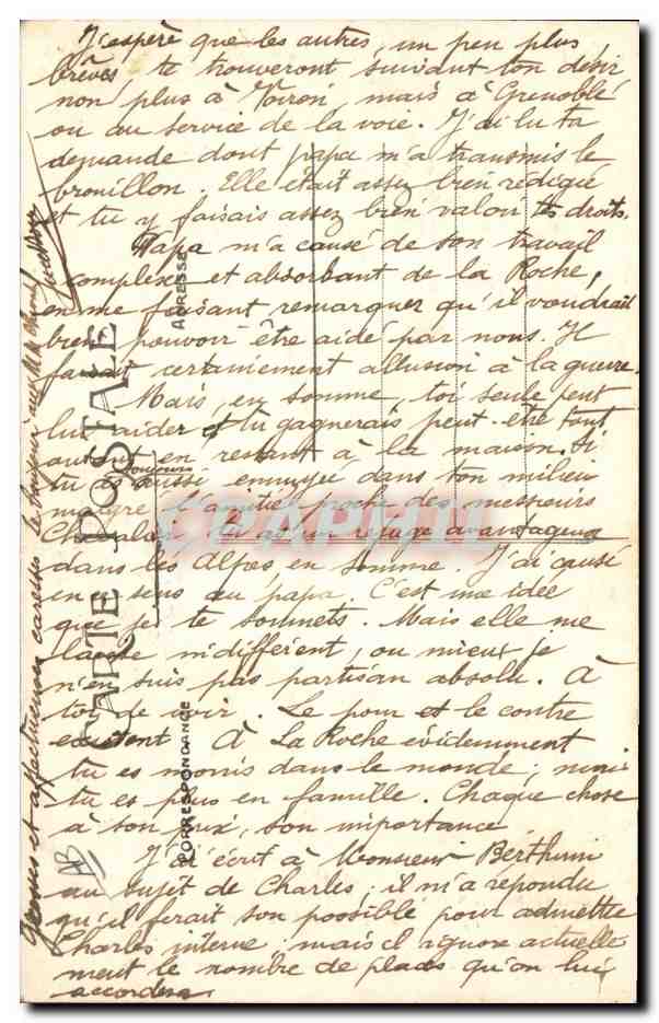 CPA Folklore La Vendee Maraichine — Verso