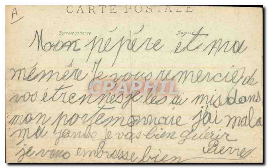 CPA Folklore Reffannes et Menigoute Coiffe dite La Malvina — Verso