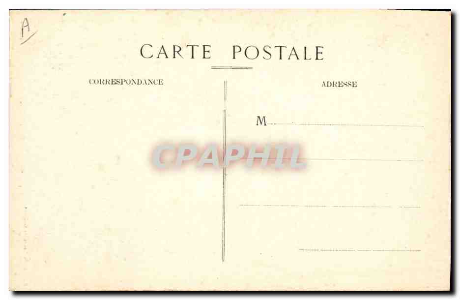 CPA Folklore Niort La grisette — Verso
