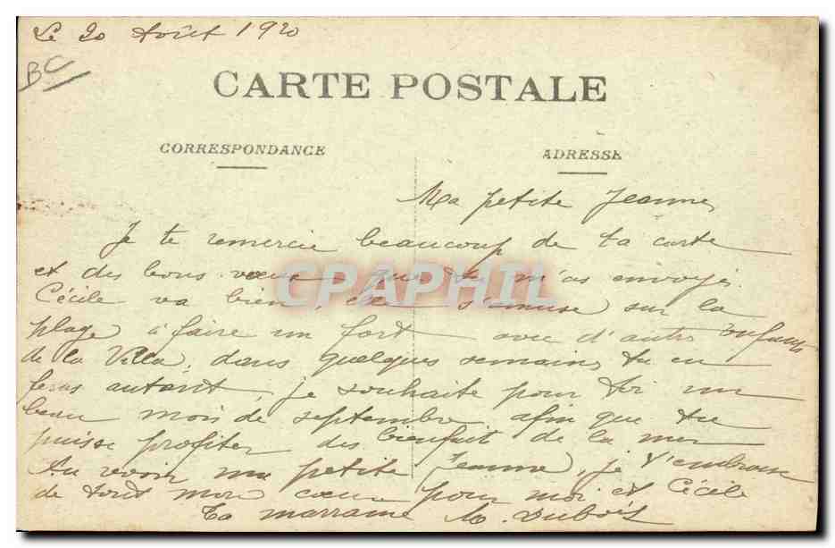 CPA Folklore Un bapteme aux Marais Vendeens — Verso
