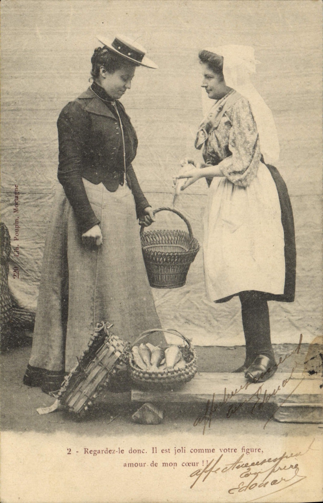 CPA Folklore Femmes 