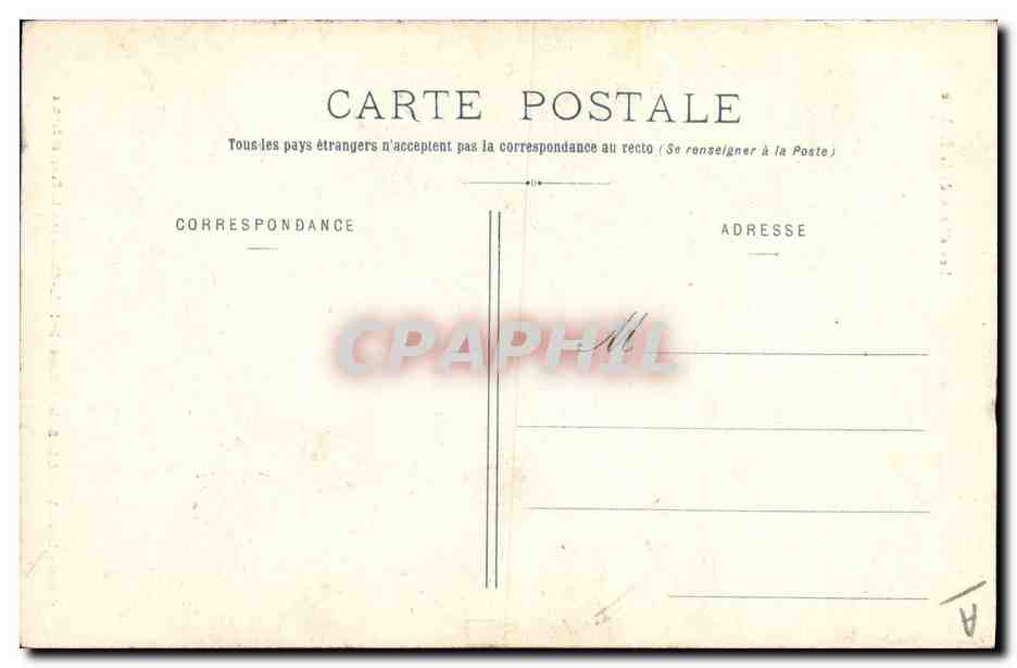 CPA Folklore Les adieux de la Sablaise — Verso