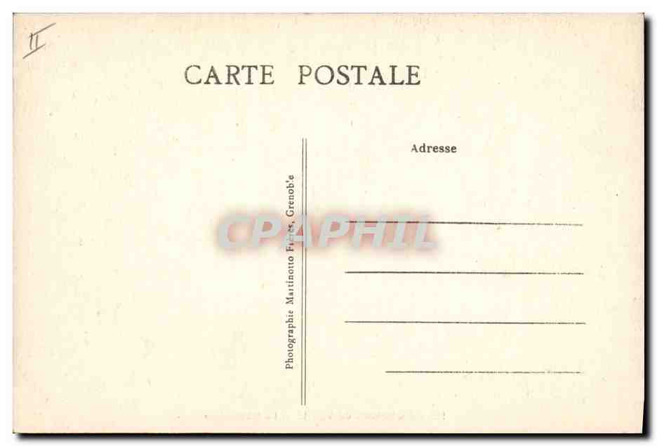 CPA Bibliotheque Chateau de Vizille  — Rückseite