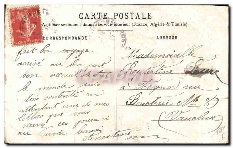 CPA Fantaisie Fleurs Primeveres de jardin  — Verso