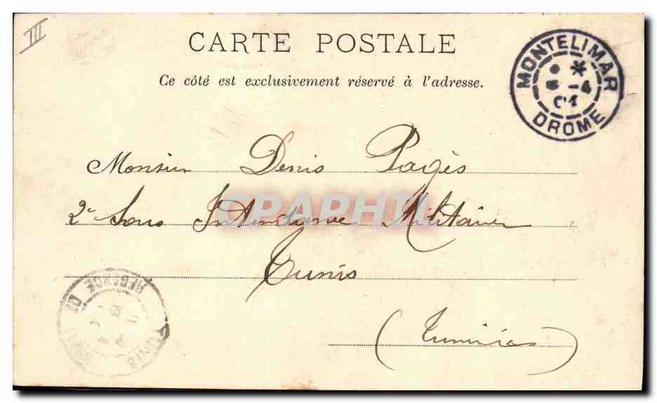 CPA Cochon Porc La voyante va te faire apparaitre — Back