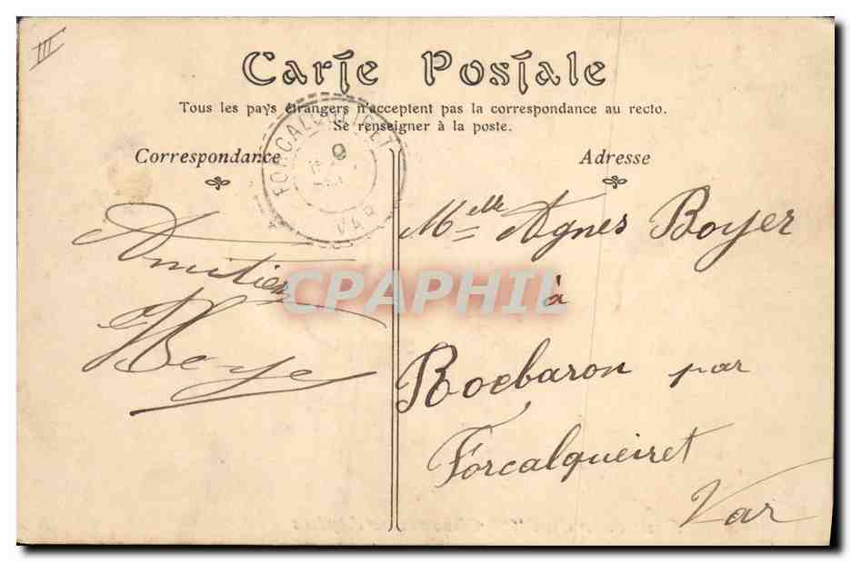 Venton — Caserne des Chasseurs Alpins — Souvenir du 27me Chasseurs Alpins — Reverso