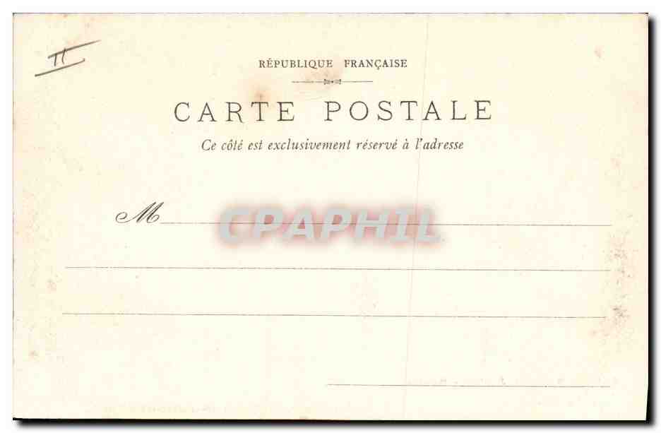 CPA Militaria Chasseurs Alpins Batterie alpine Revue  — Verso