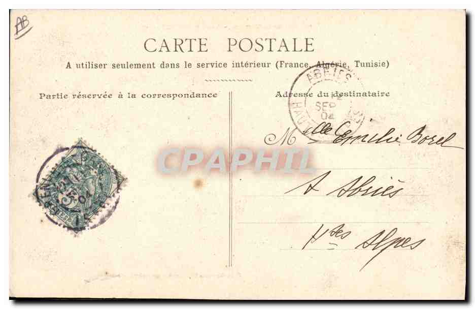 CPA Militaria Chasseurs Alpins 12eme bataillon de chasseurs Parc a mulets au rosier  — Rückseite