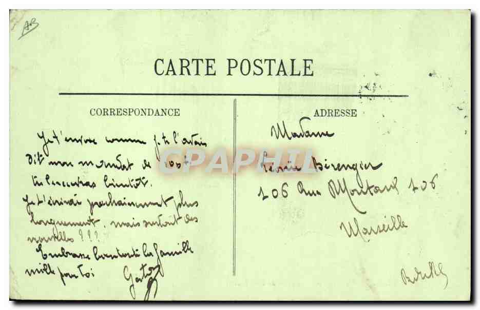 Il Cacciatorpediniere Americano "Michigan" in rada di Cherbourg — editore non visibile, numero di serie non visibile — Verso