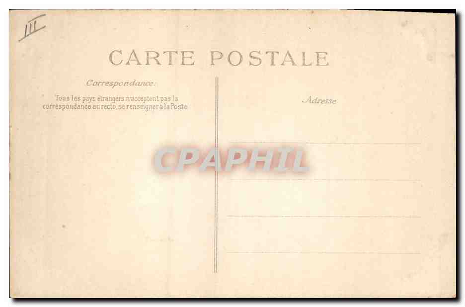 Croiseur cuirassé 'Masséna' — Marine nationale — éditeur S.D. n°708 — Verso
