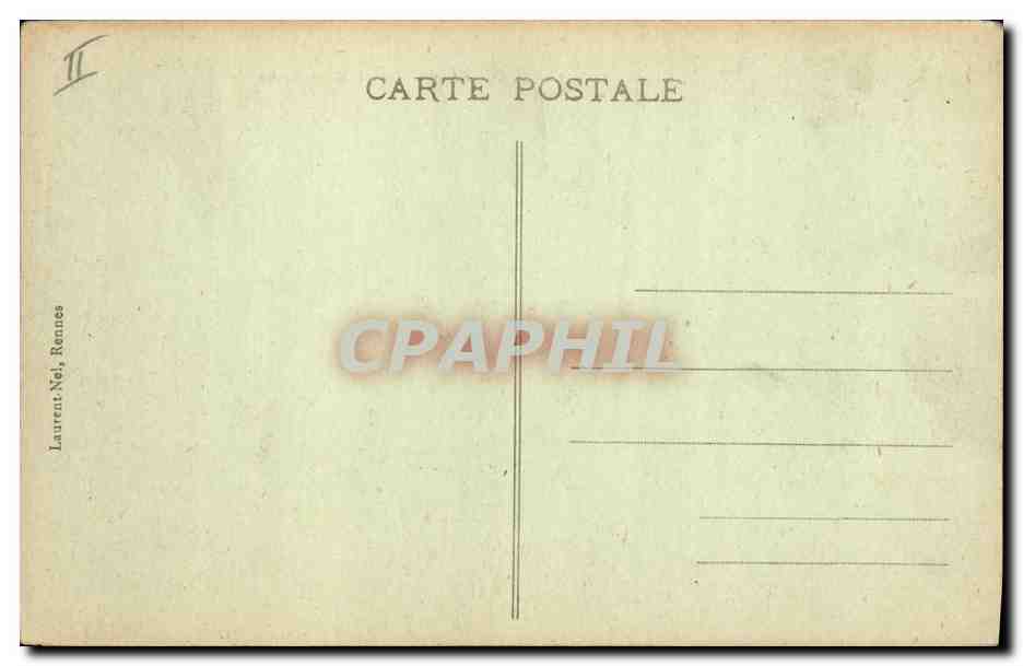 CPA Bateau Le croiseur cuirasse Marseillaise  — Verso