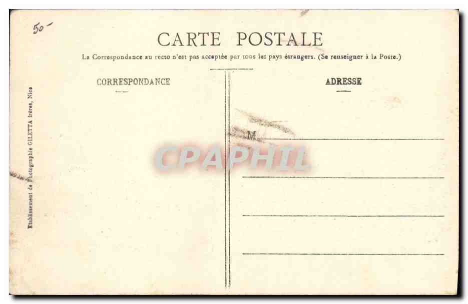 CPA Bateau La Marseillause croiseur cuirasse de 1ere classe  — Verso