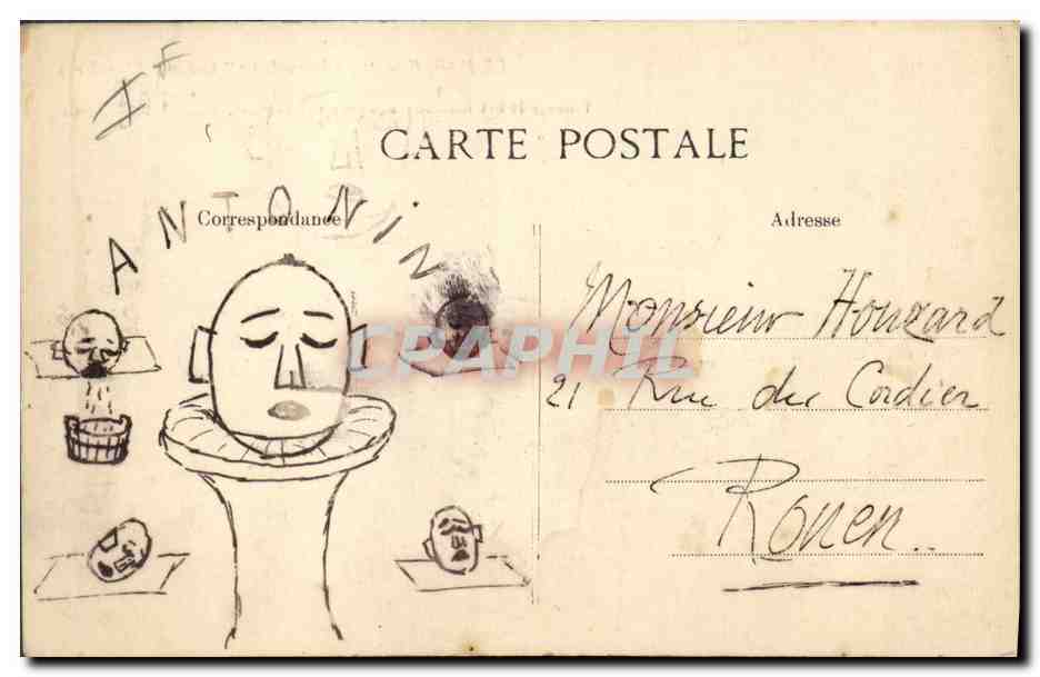 Le Havre — La Marseillaise — Cuirassé d'Escadre — Reverso
