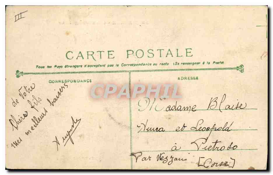 CPA Bateau Massue Contre Torpilleur  — Verso