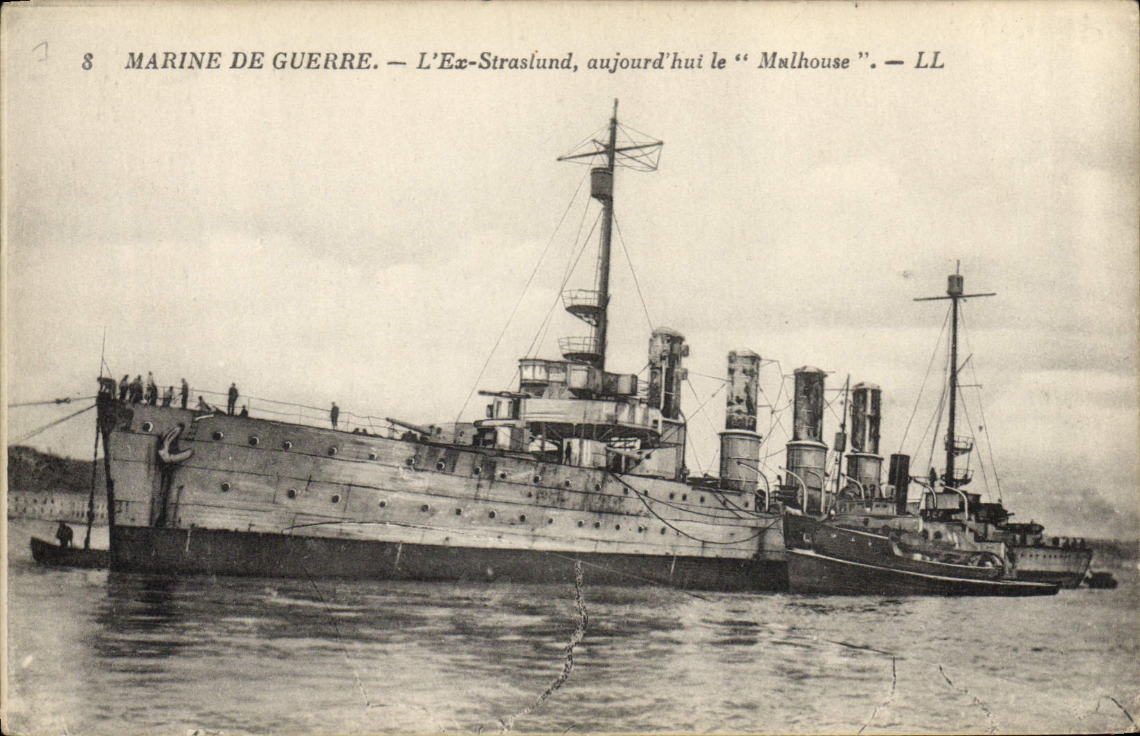 Marine de guerre — L'Ex-Straslund, aujourd'hui le "Mulhouse" — LL