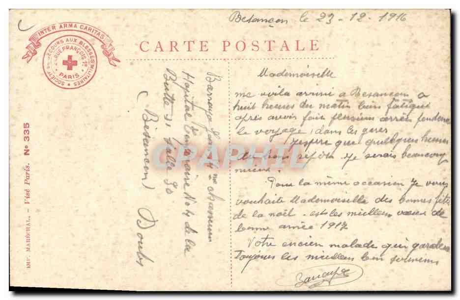 CPA Fantaisie Illustrateur Militaria Ce vieux soixante quinze — Rückseite