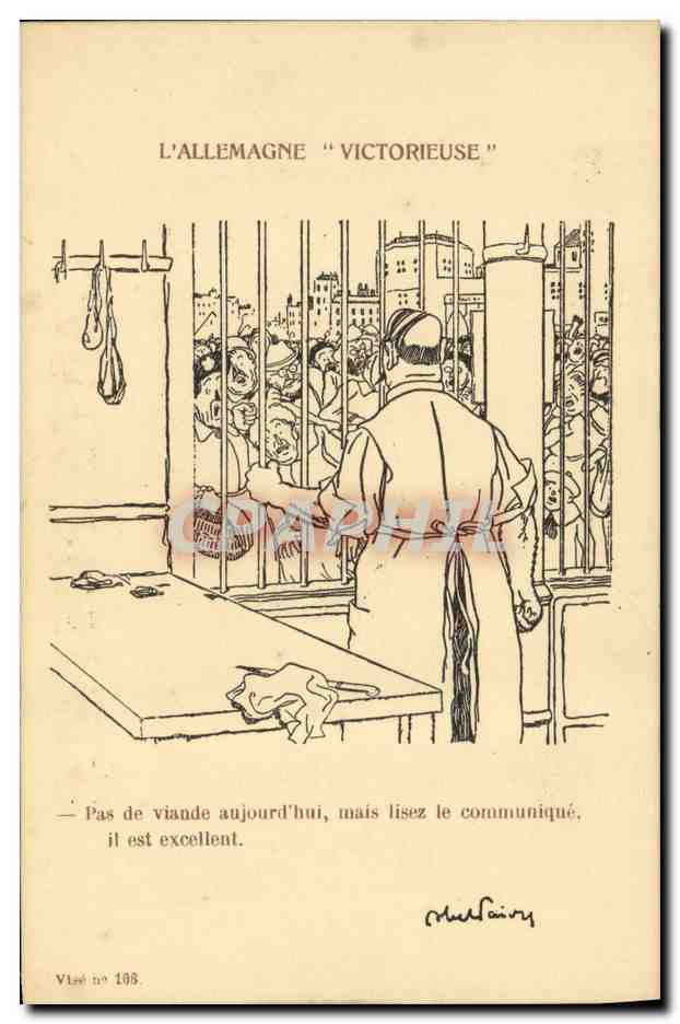CPA Fantaisie Illustrateur Militaria L'Allemagne victorieuse 