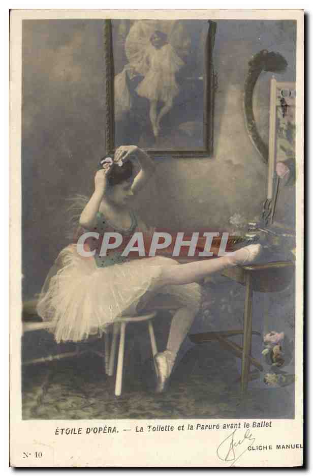 CPA Theatre Etoile d'Opera La toilette et la parure avant le ballet 