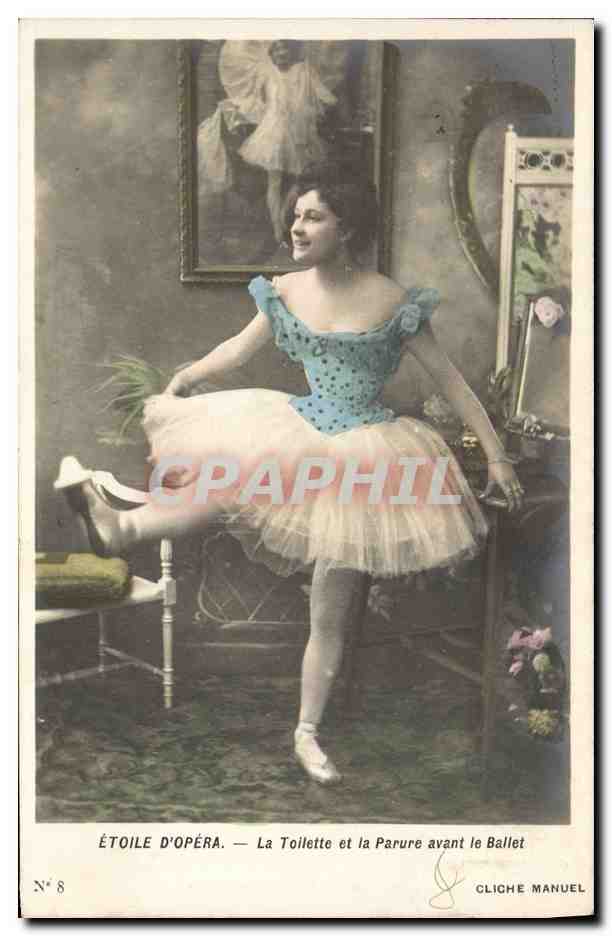 CPA Theatre Etoile d'Opera La toilette et la parure avant le ballet 