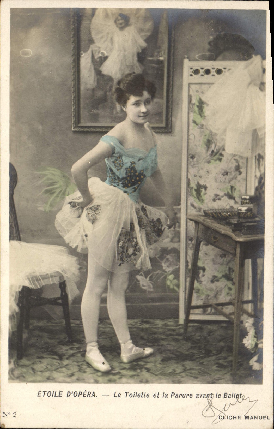 Étoile d'Opéra — La Toilette et la Parure avant le Ballet — Cliché Manuel, N°2