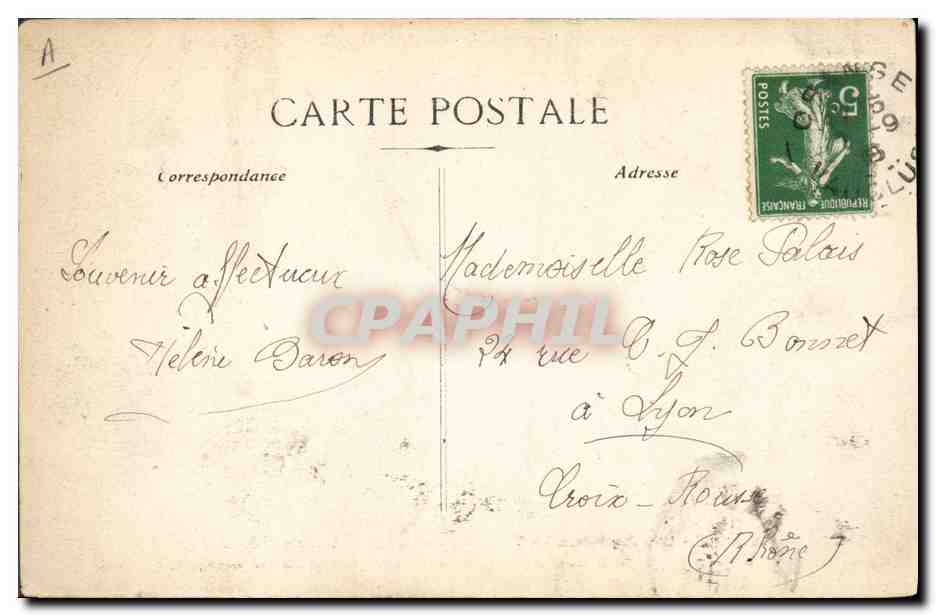 CPA Theatre Orange Les repetitions du theatre antique La Victoire  — Verso