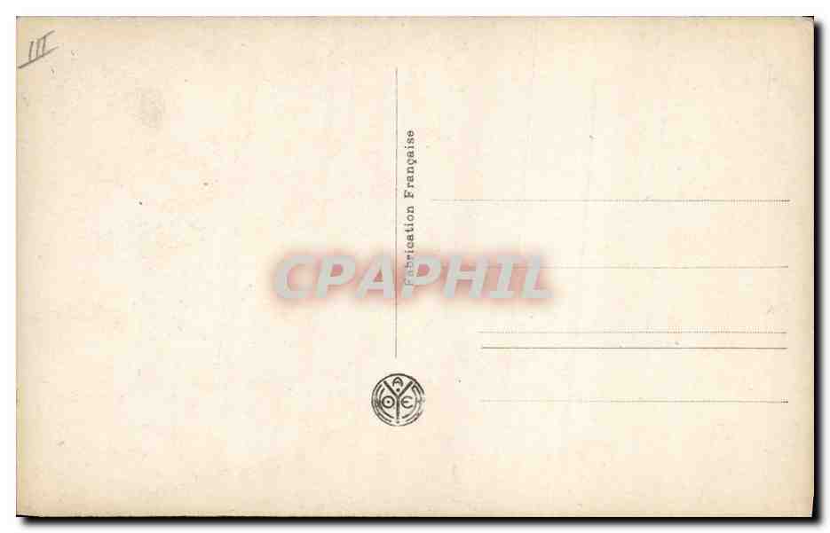CPA Folklore La sablaise  — Verso